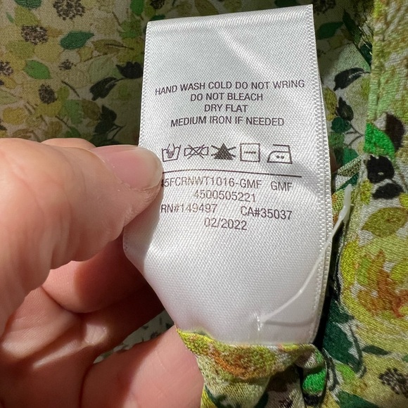 Favorite Daughter The Lover Wrap Top Floral Viscose Chiffon Blouse Size S - Picture 8 of 9